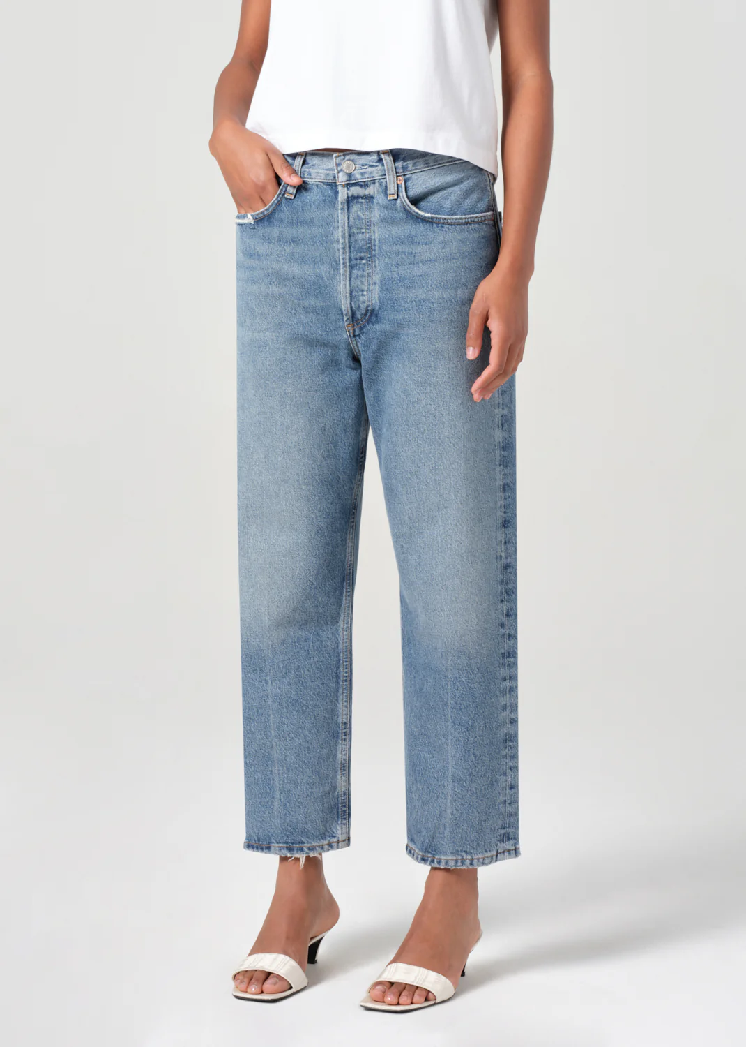 90's Crop Mid Rise Straight in Hooked - Image 4