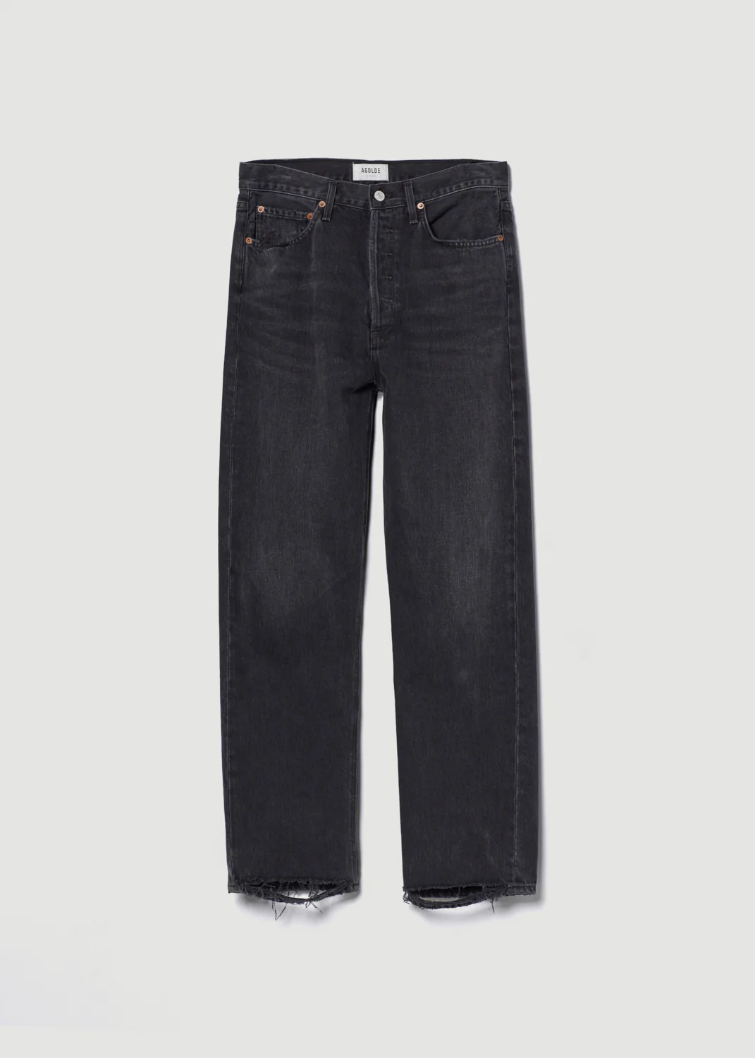 90's Crop Mid Rise Straight (Weightless) in Tar - Image 6