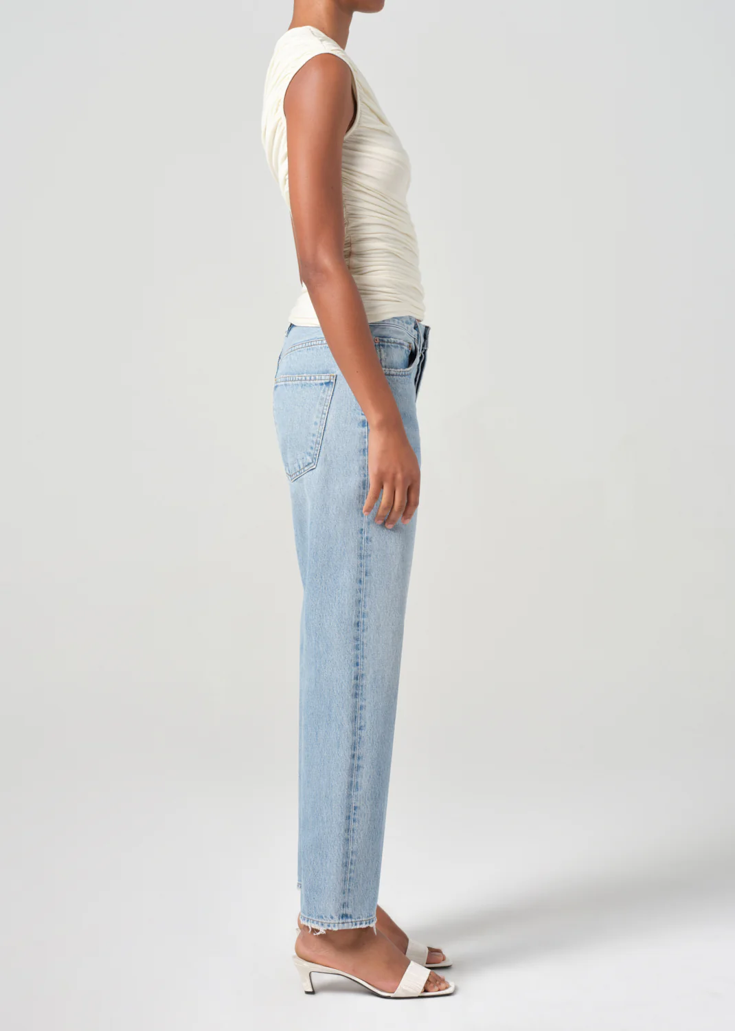90's Crop Mid Rise Straight in Force - Image 3