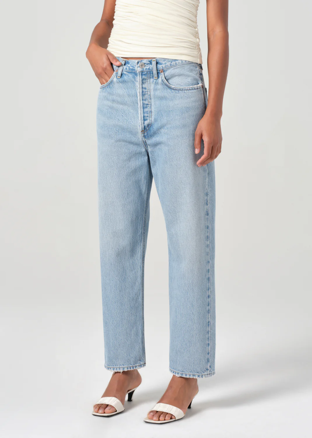 90's Crop Mid Rise Straight in Force - Image 4