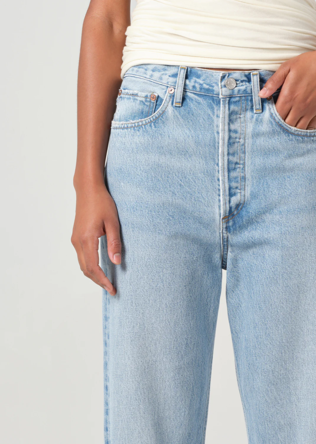 90's Crop Mid Rise Straight in Force - Image 5