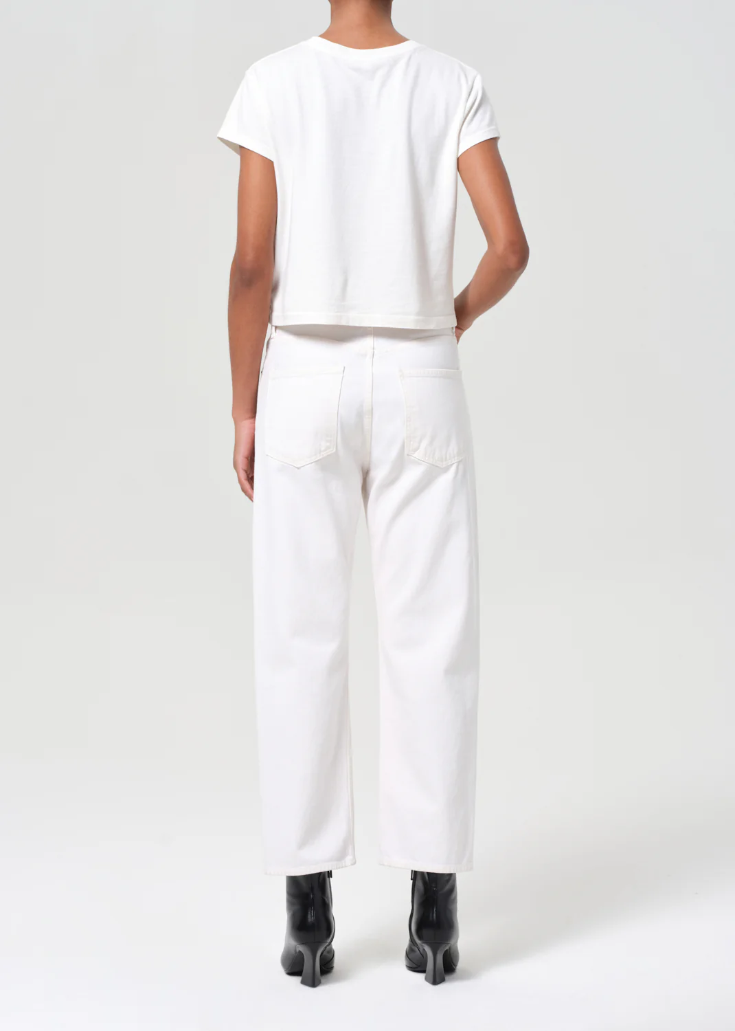 90's Crop Mid Rise Straight in Fortune Cookie - Image 3