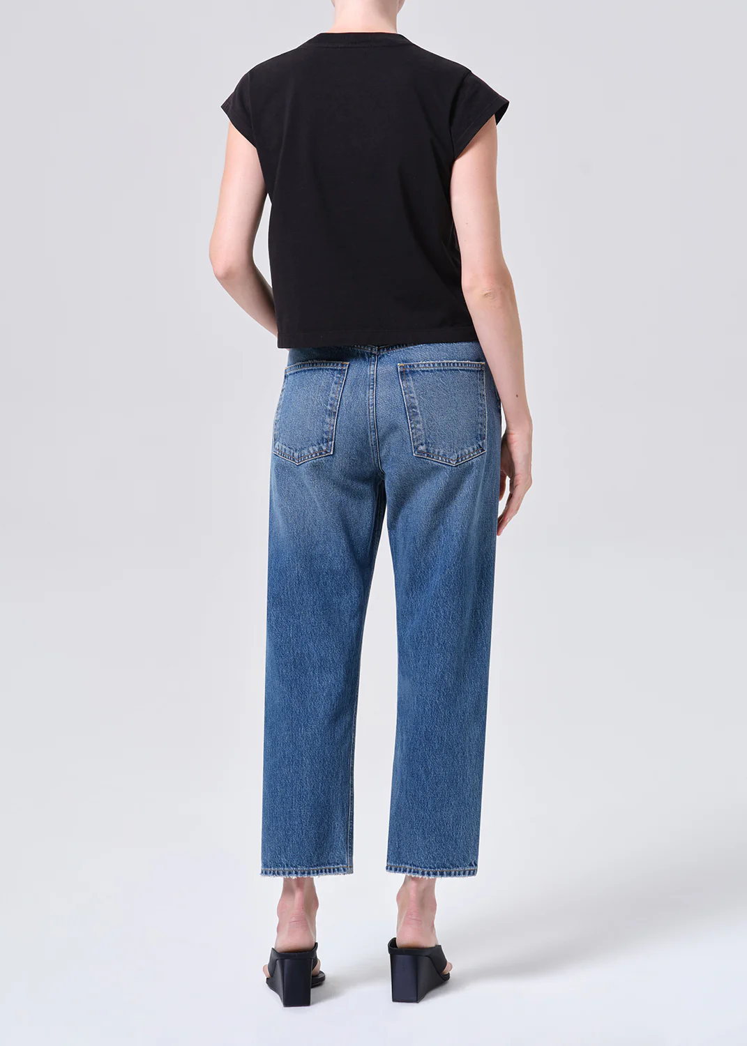 90's Crop Mid Rise Straight Petite in Bounty - Image 3