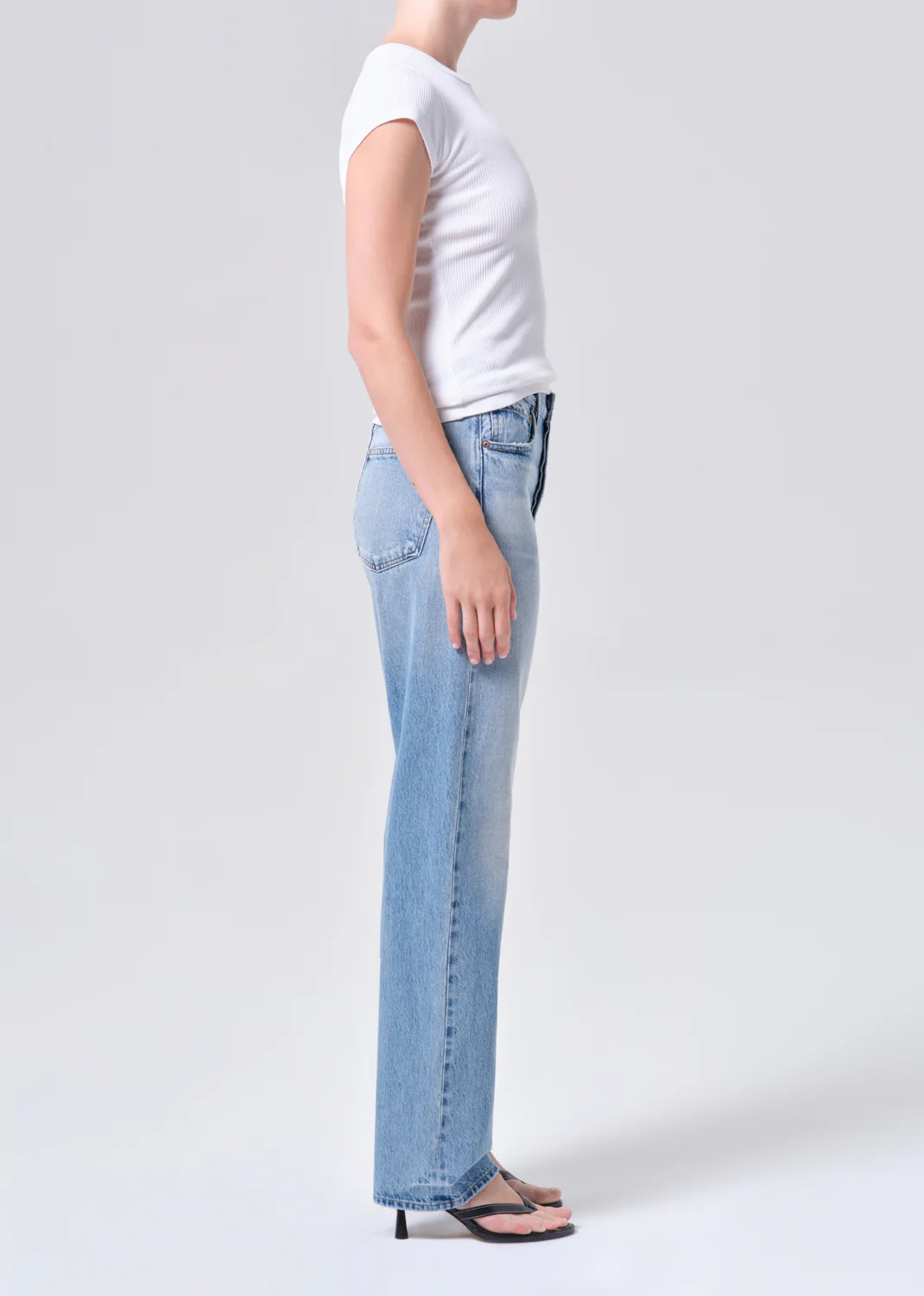 90's Mid Rise Straight 32" (Weightless) in Stream - Image 3
