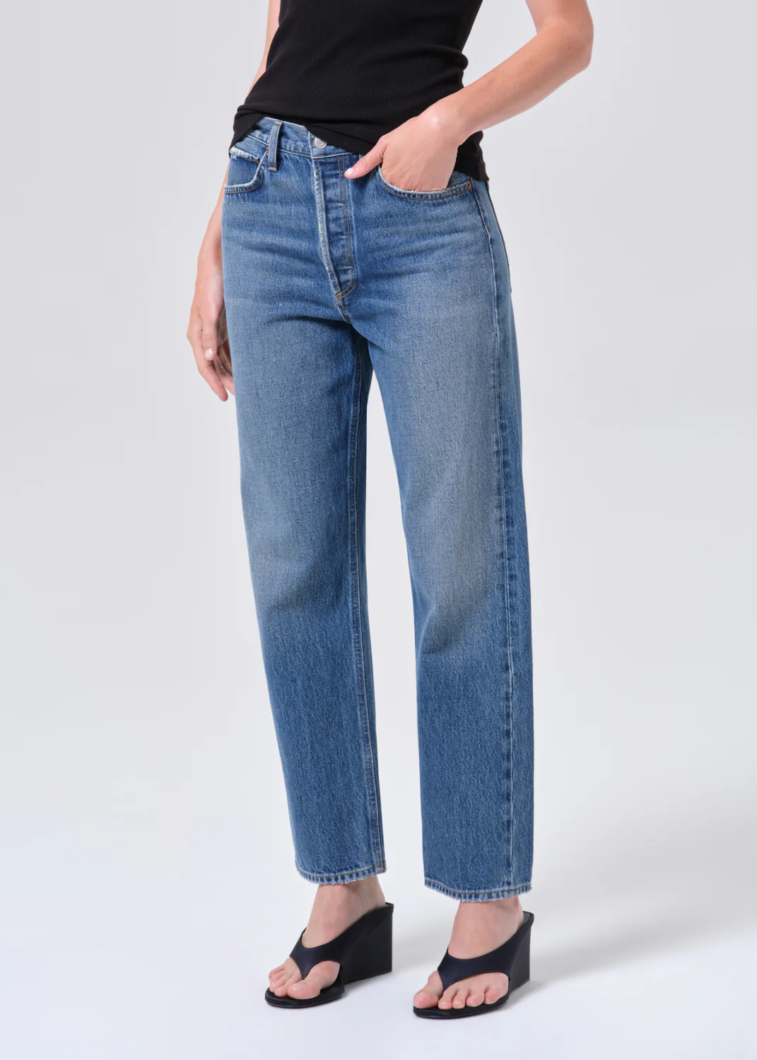 90's Mid Rise Straight in Bounty - Image 4