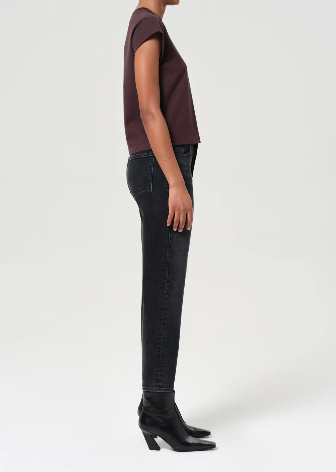 90's Pinch Waist Crop (Weightless Stretch) in Radius - Image 3