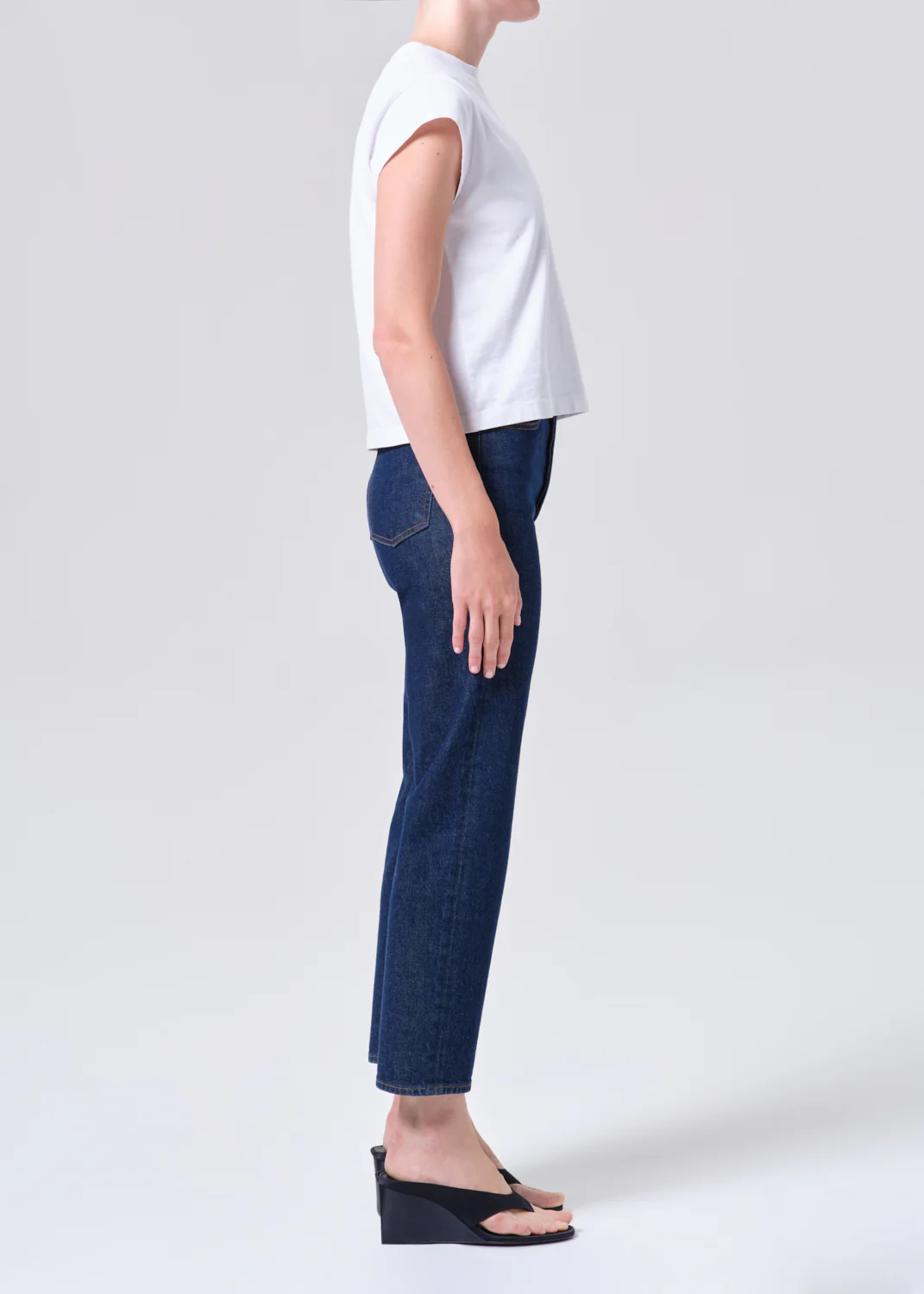 90's Pinch Waist Crop (Comfort Stretch) in Reissue - Image 3