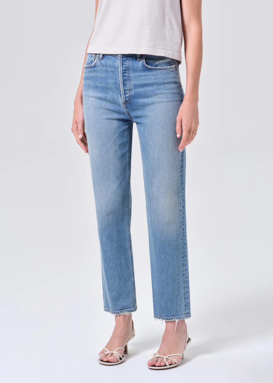 90's Pinch Waist Crop (Weightless Stretch) in Renew - Image 4