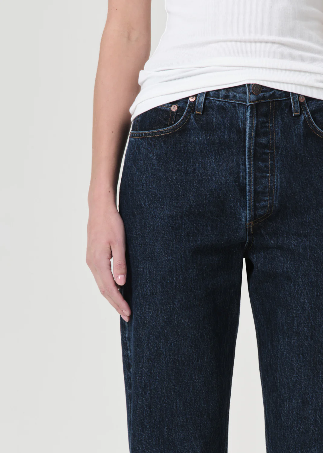 90's Pinch Waist High Rise Straight in Pendulum - Image 5