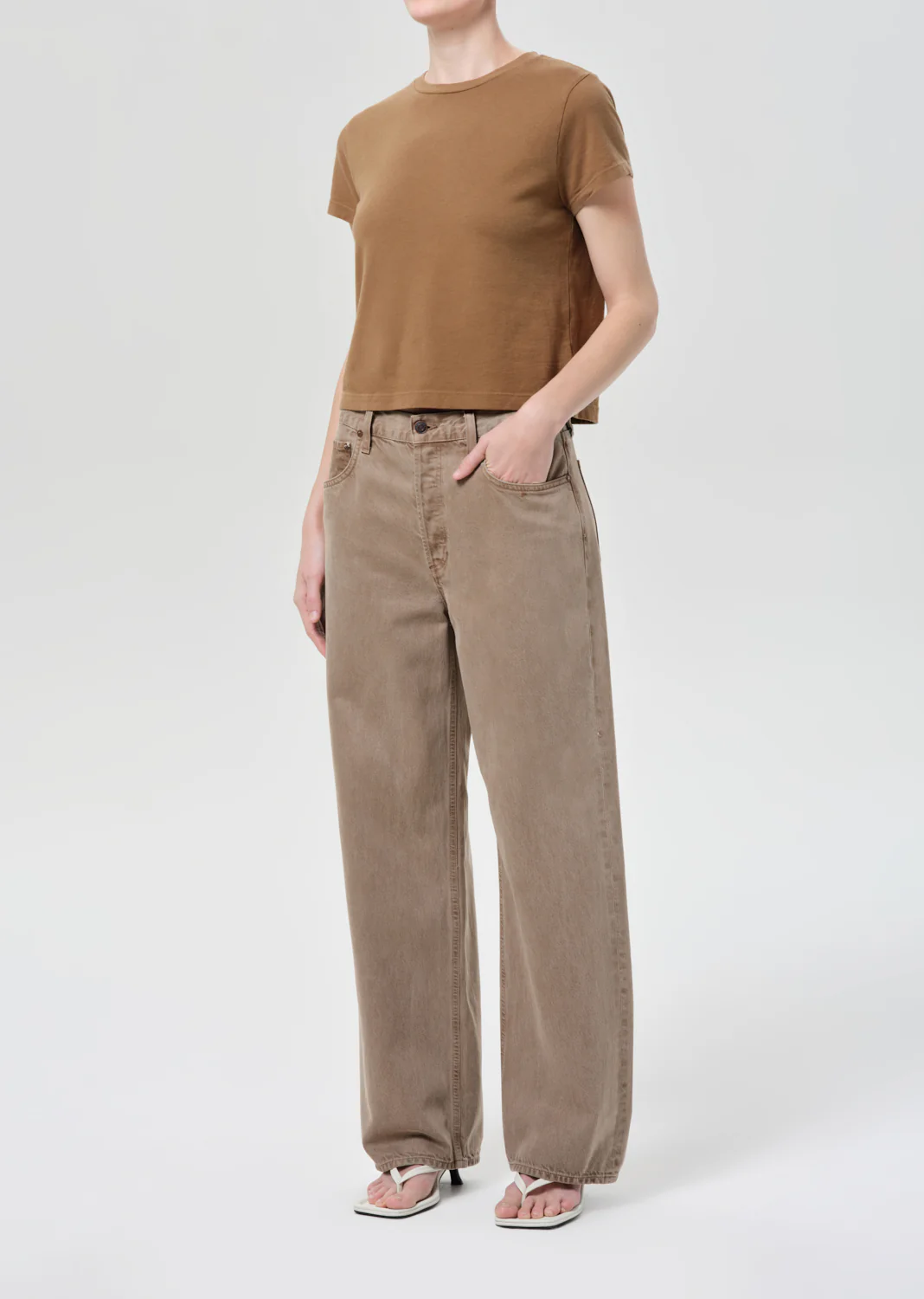 Adine Shrunken Tee in Hamoa - Image 4