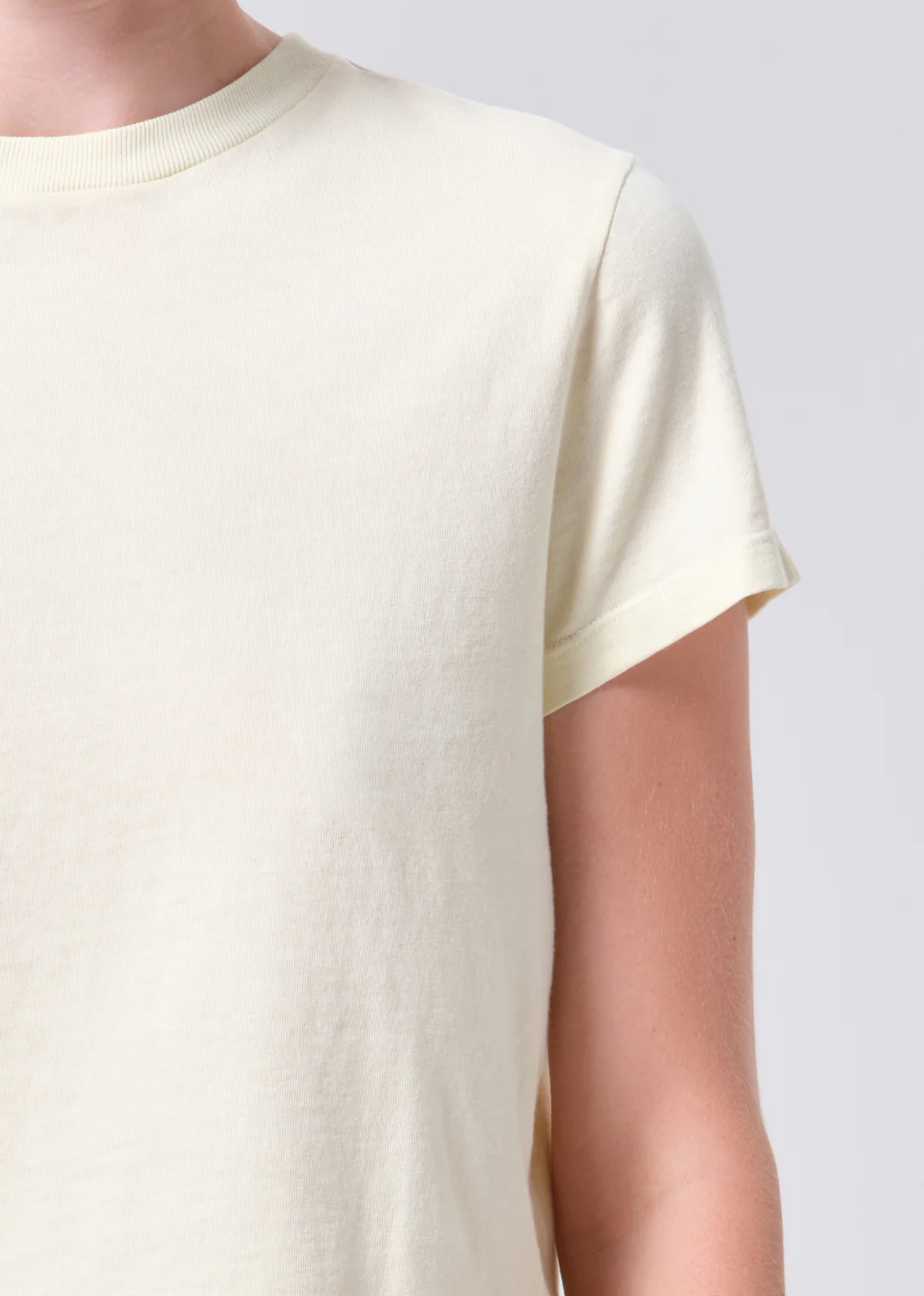 Adine Shrunken Tee in Lemon Drop - Image 5