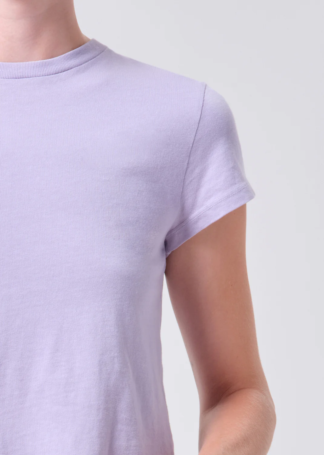 Adine Shrunken Tee in Lilac - Image 5