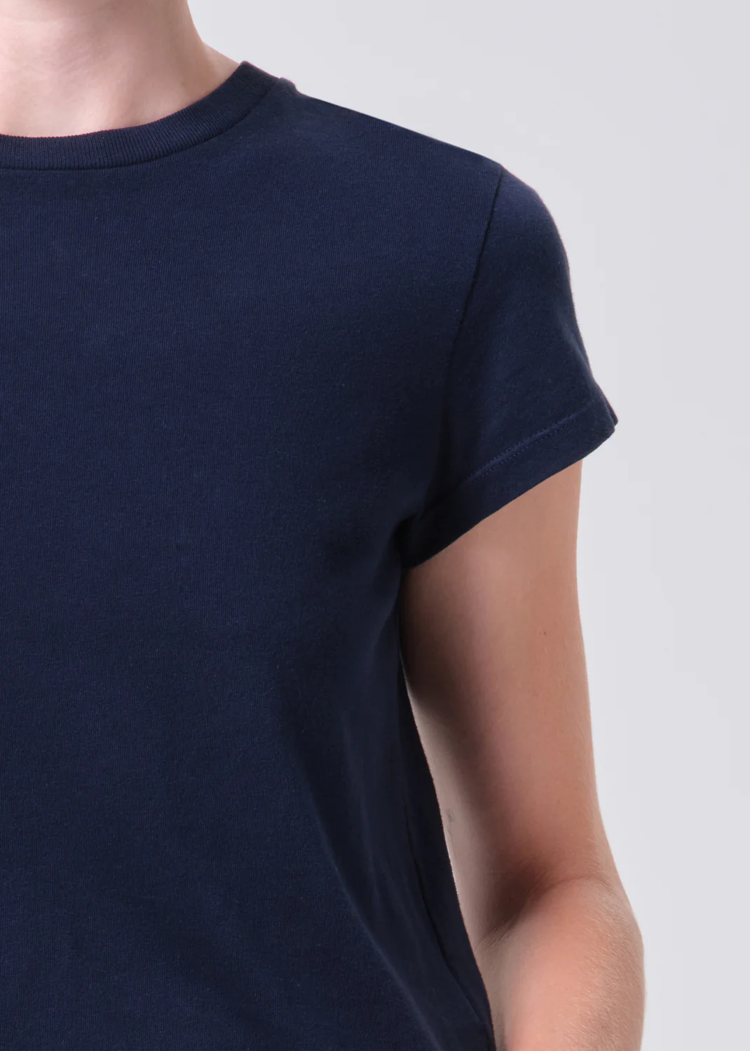 Adine Shrunken Tee in Storm - Image 5