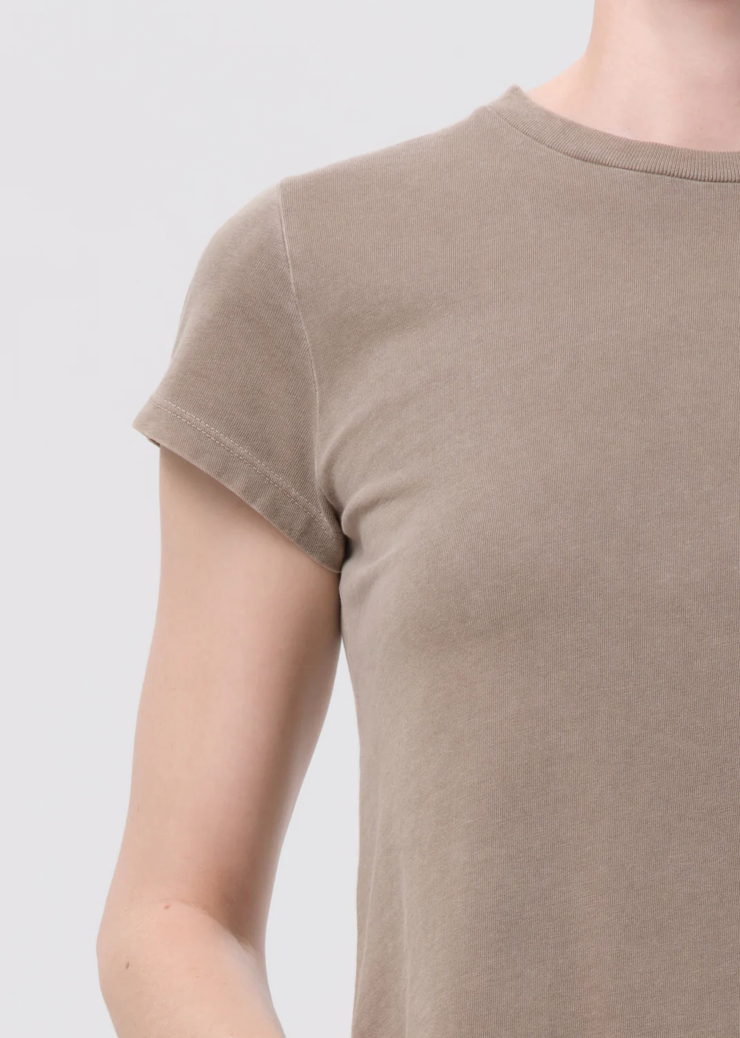 Adine Shrunken Tee in Trail - Image 5