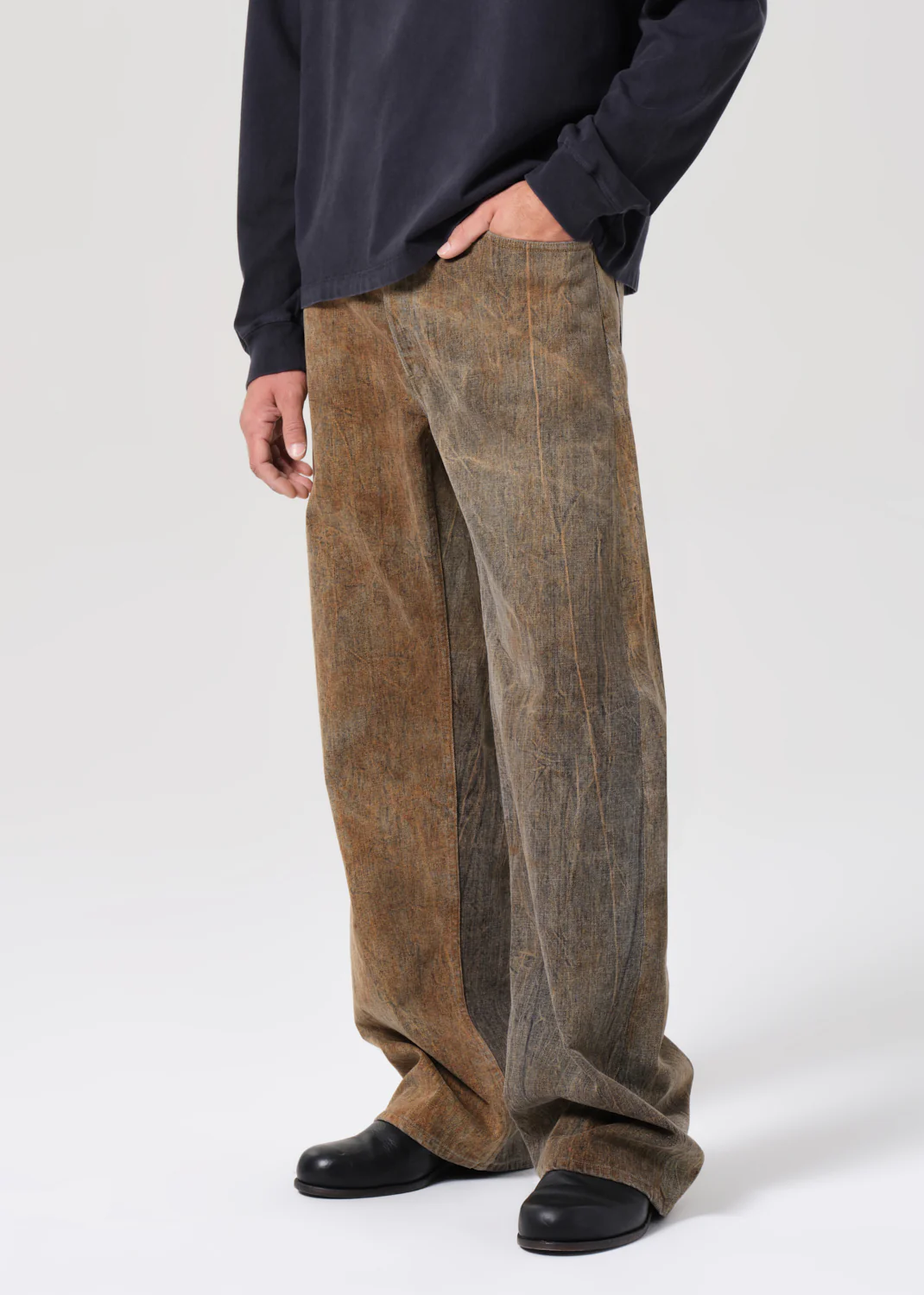 Afton Jean (Comfort Stretch) in Bark - Image 5