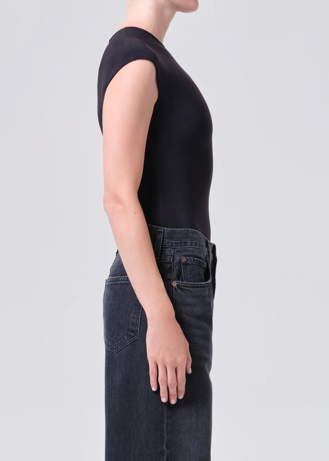 Agata Bodysuit in Black - Image 3