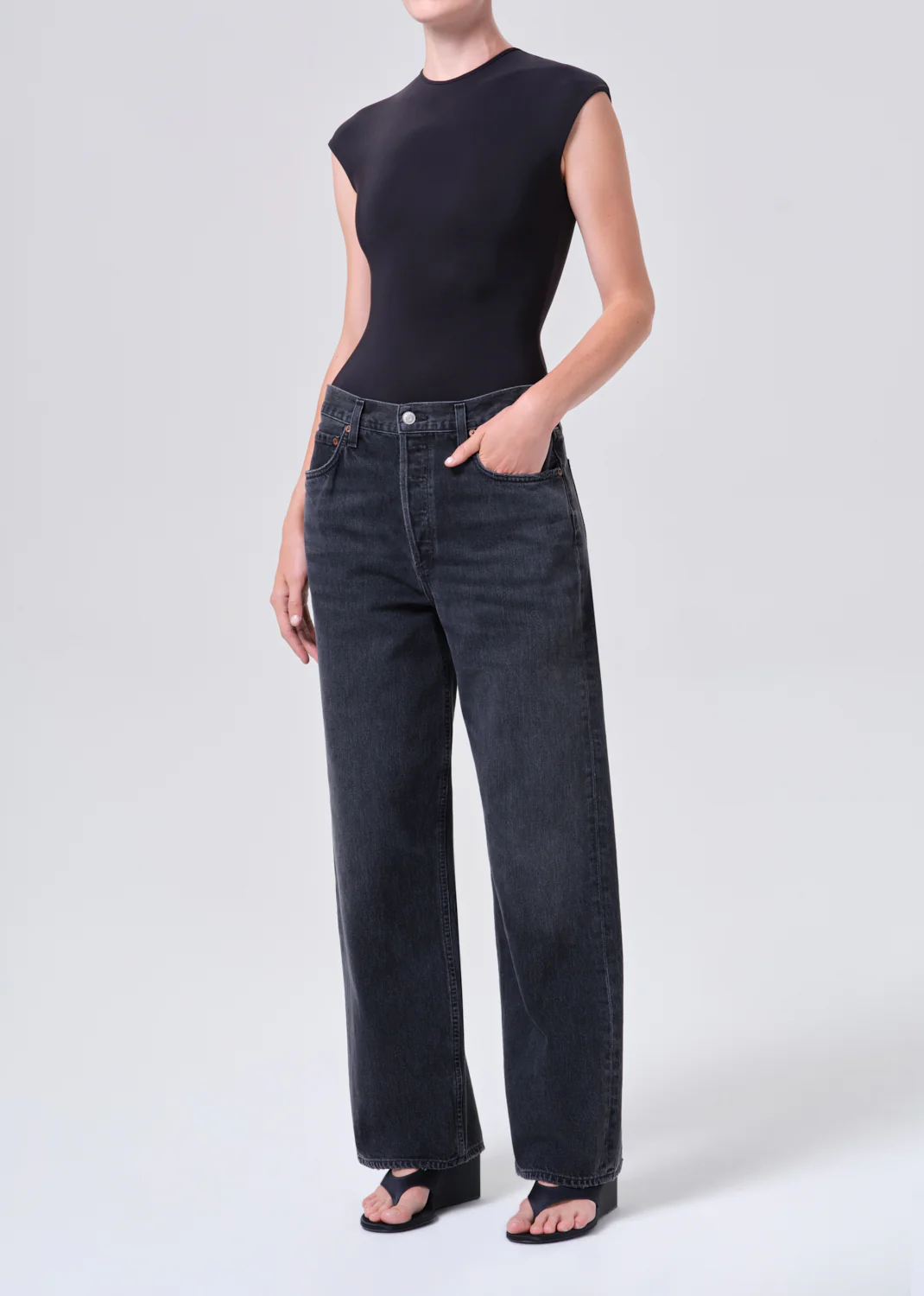 Agata Bodysuit in Black - Image 4