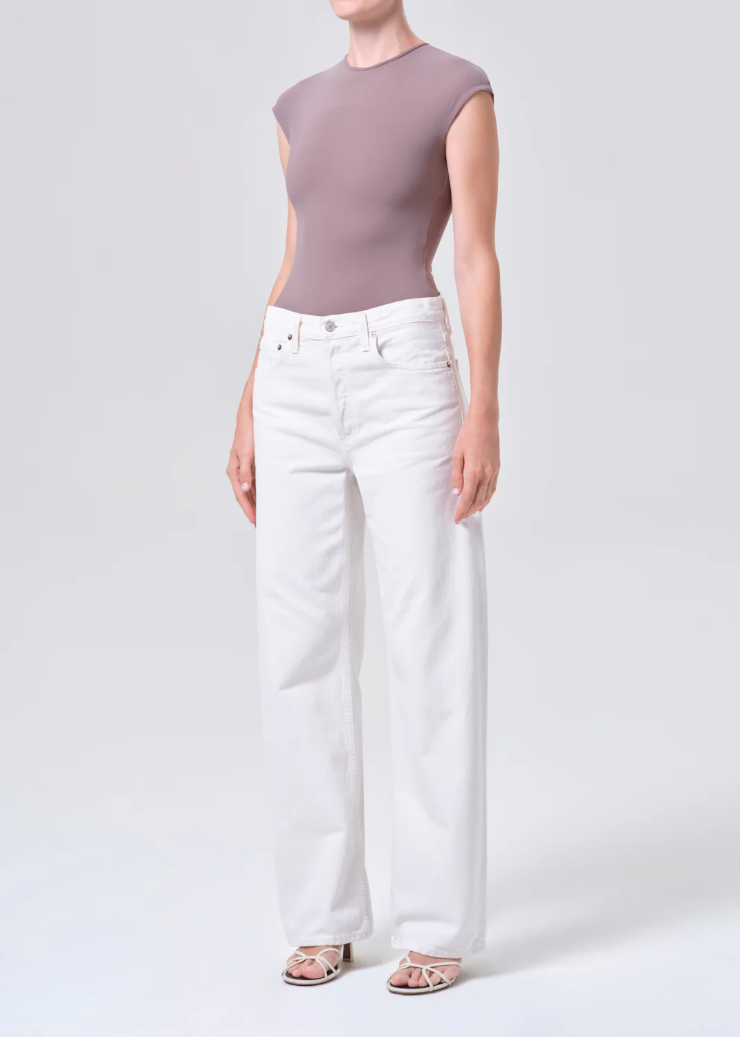 Agata Bodysuit in Taupe - Image 4