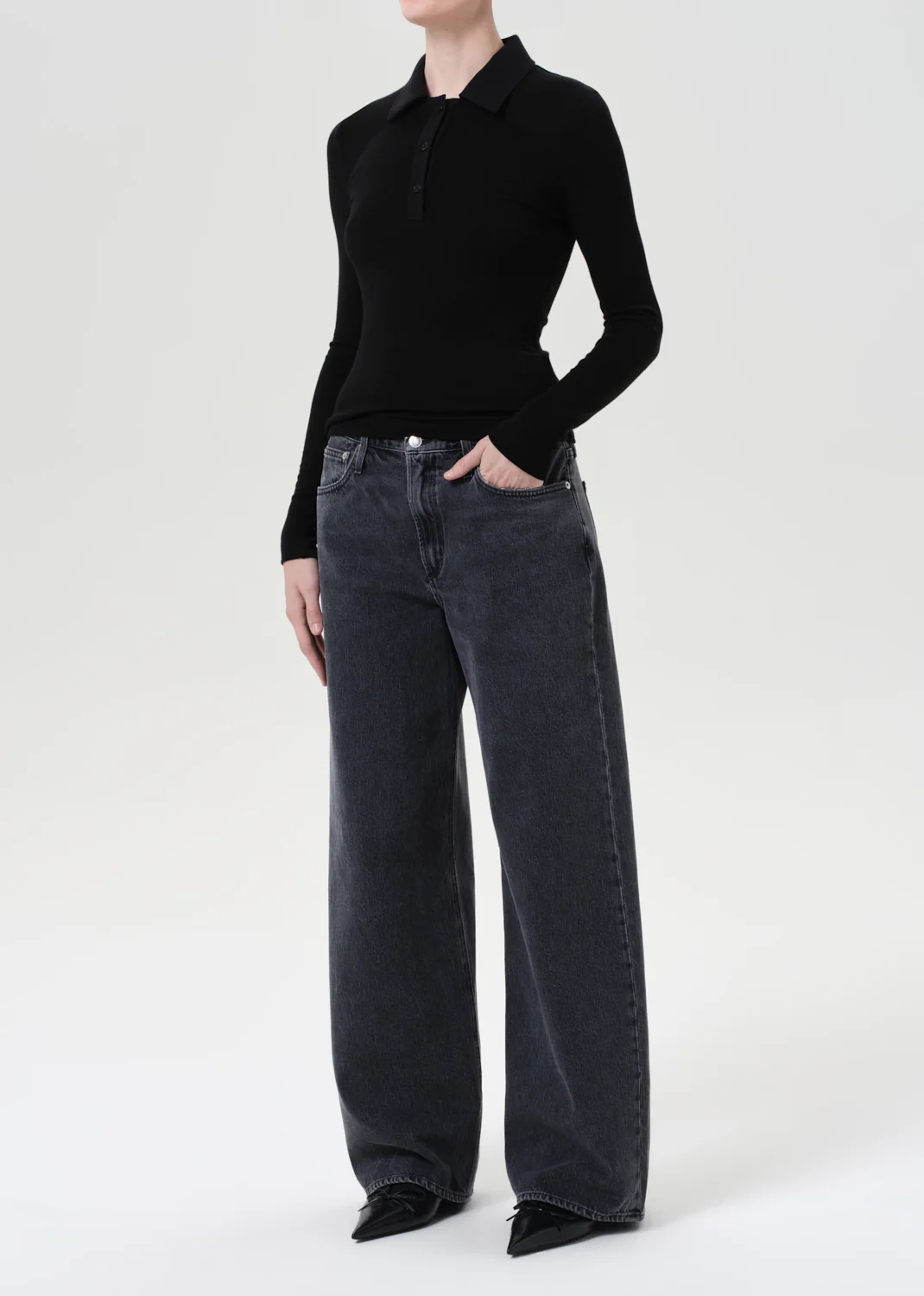 Amos Polo in Black - Image 4