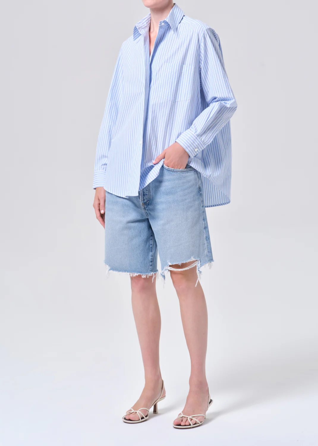 Aris Shirt in Banks Stripe - Image 4
