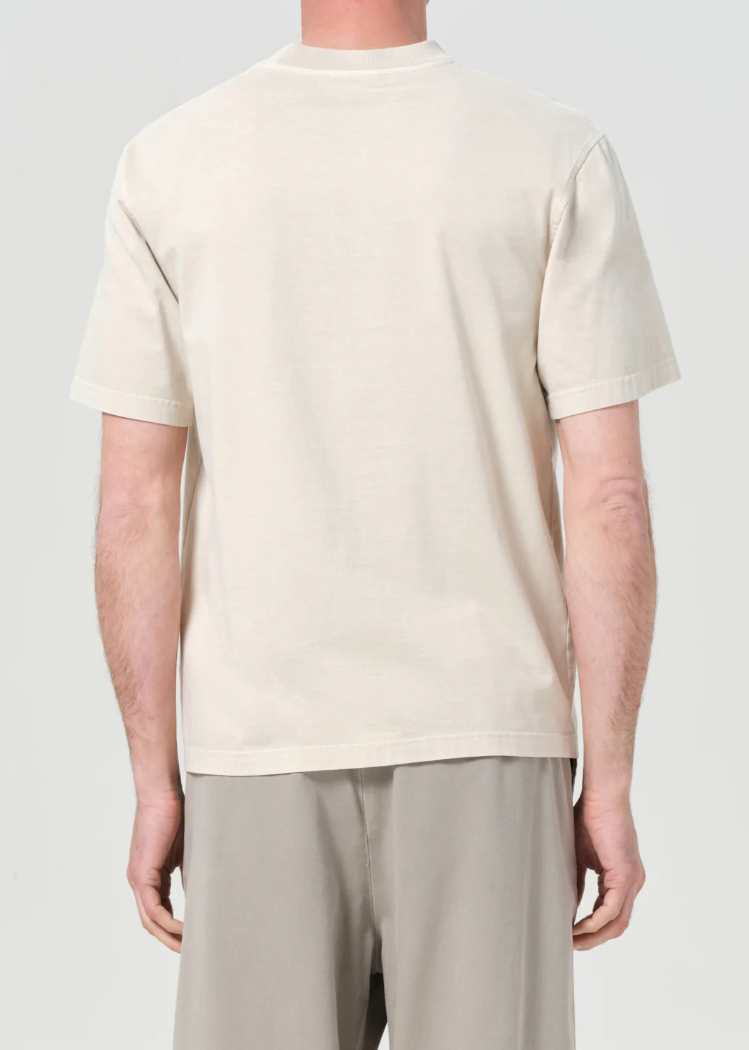Asha Mock Neck Tee in Brown Rice - Image 4
