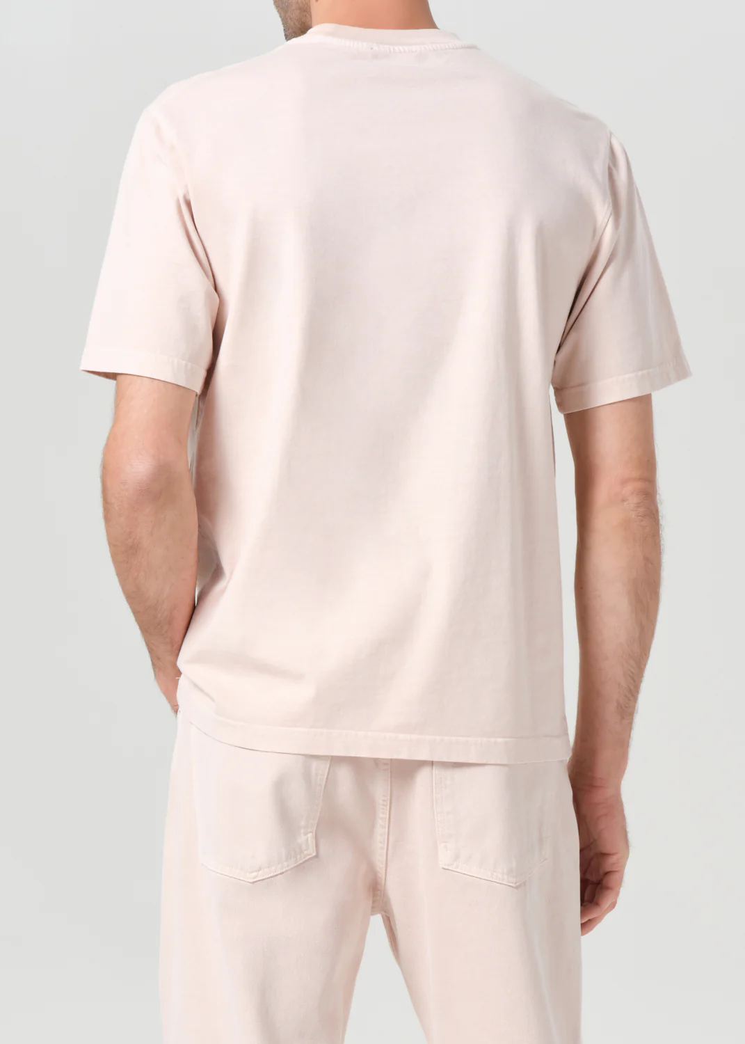 Asha Mock Neck Tee in Foundation - Image 4