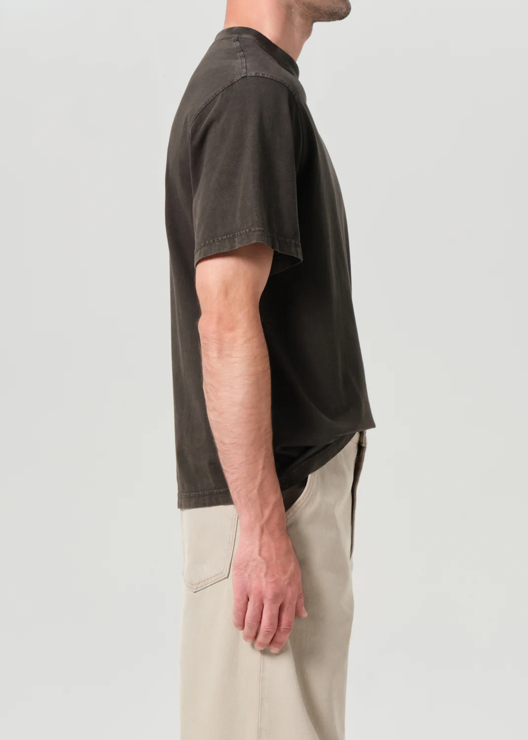 Asha Mock Neck Tee in Fracture - Image 3