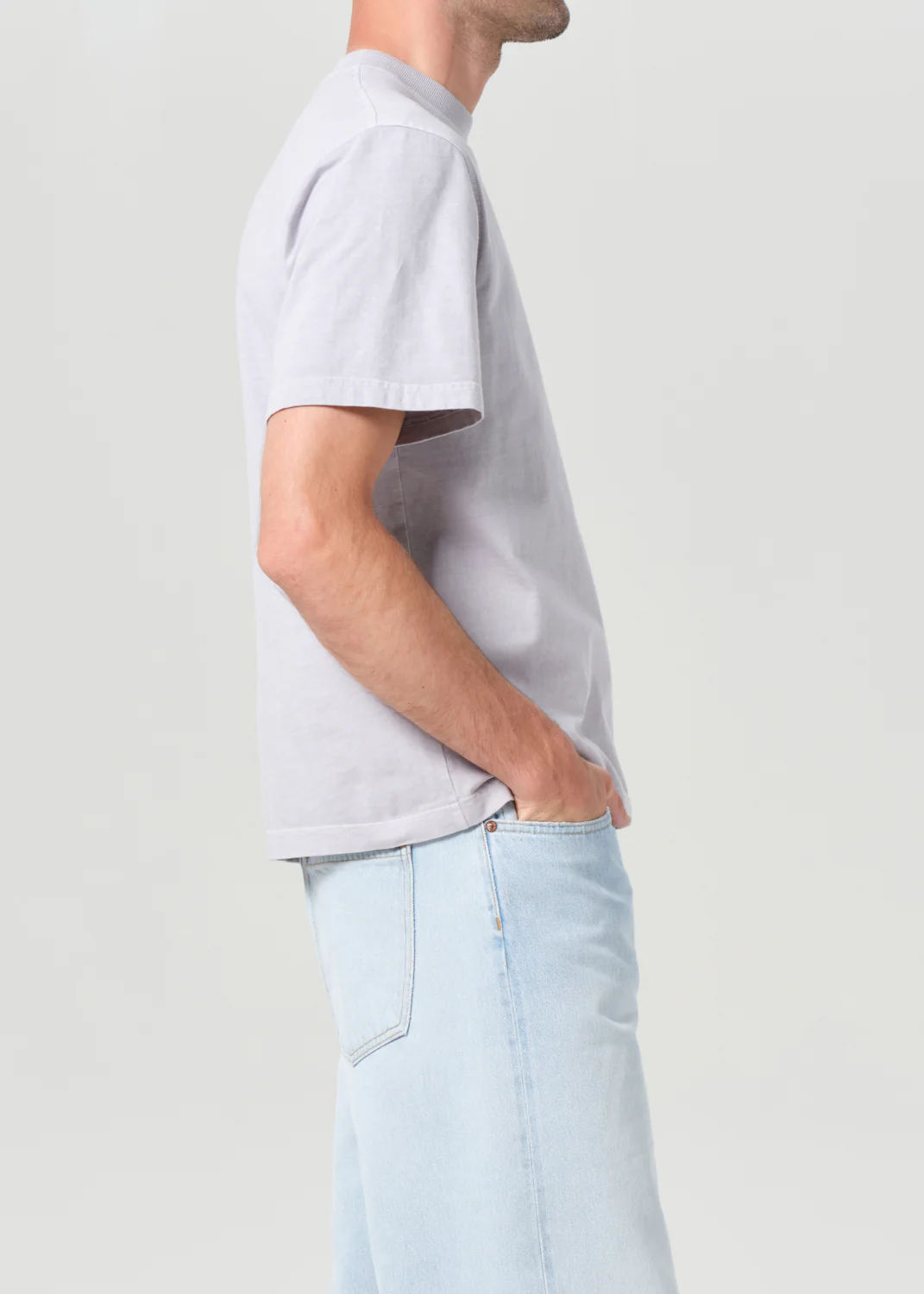 Asha Mock Neck Tee in Primer - Image 3