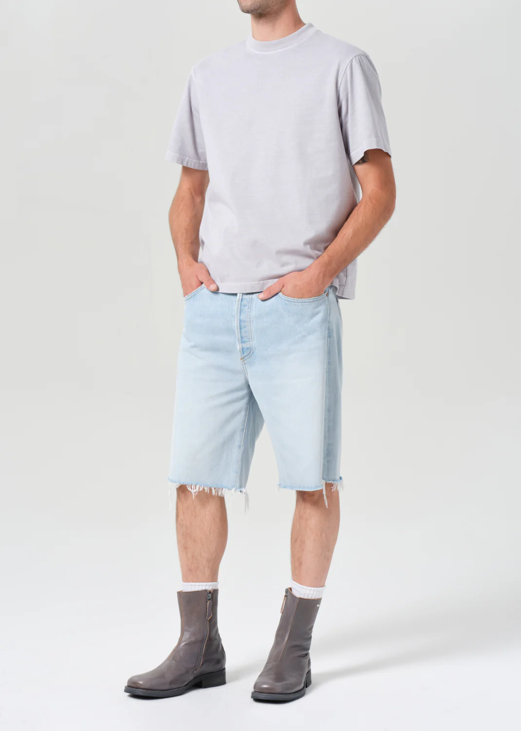 Asha Mock Neck Tee in Primer - Image 5