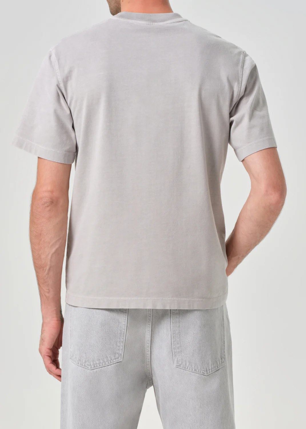Asha Mock Neck Tee in Reflect - Image 3
