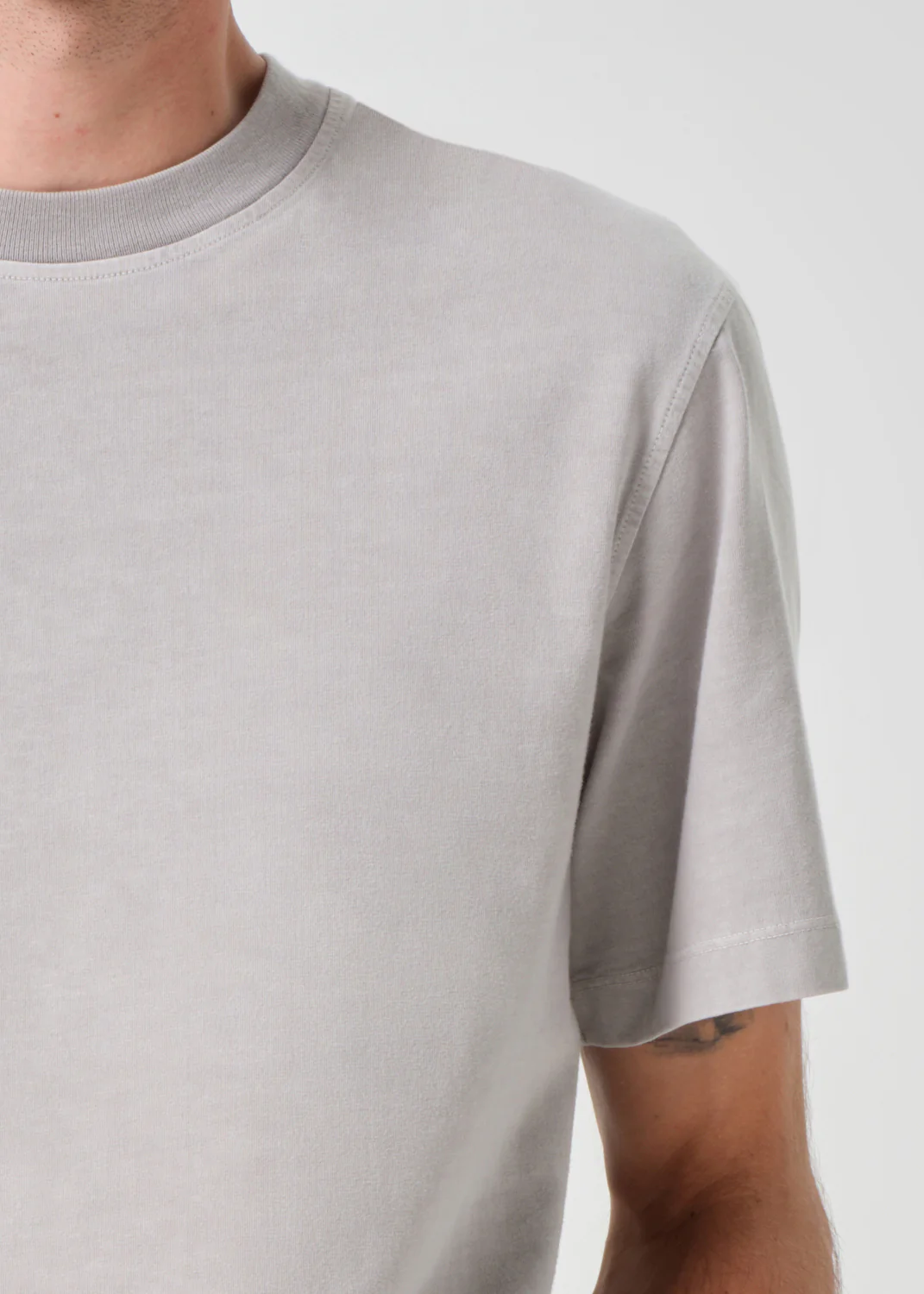 Asha Mock Neck Tee in Reflect - Image 5