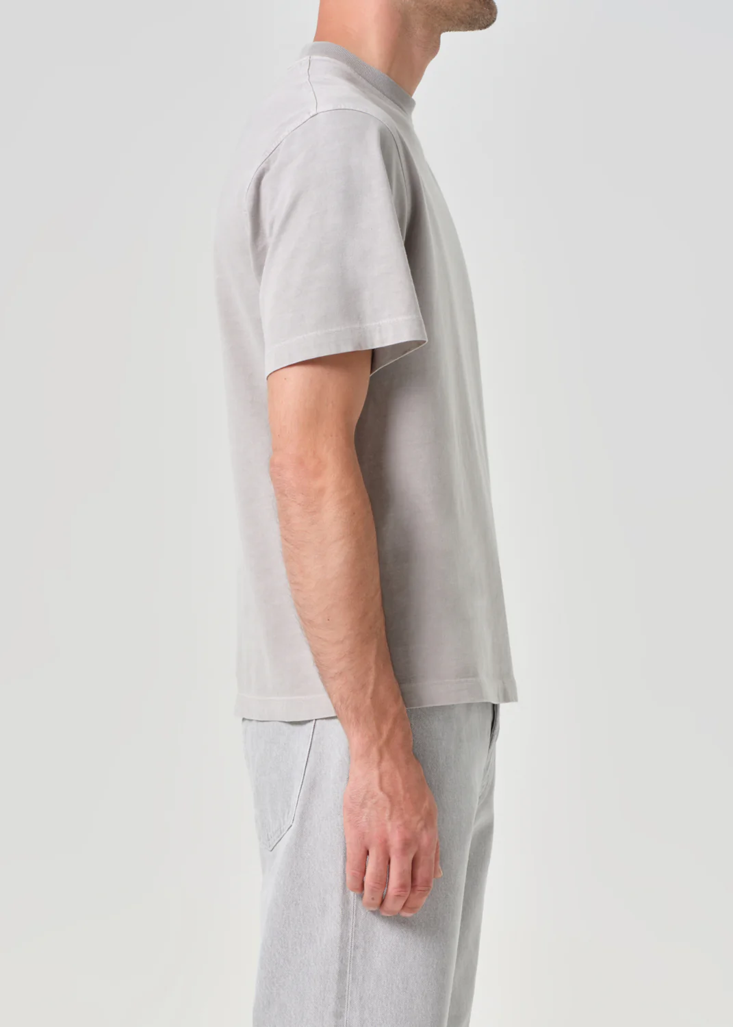 Asha Mock Neck Tee in Reflect - Image 6