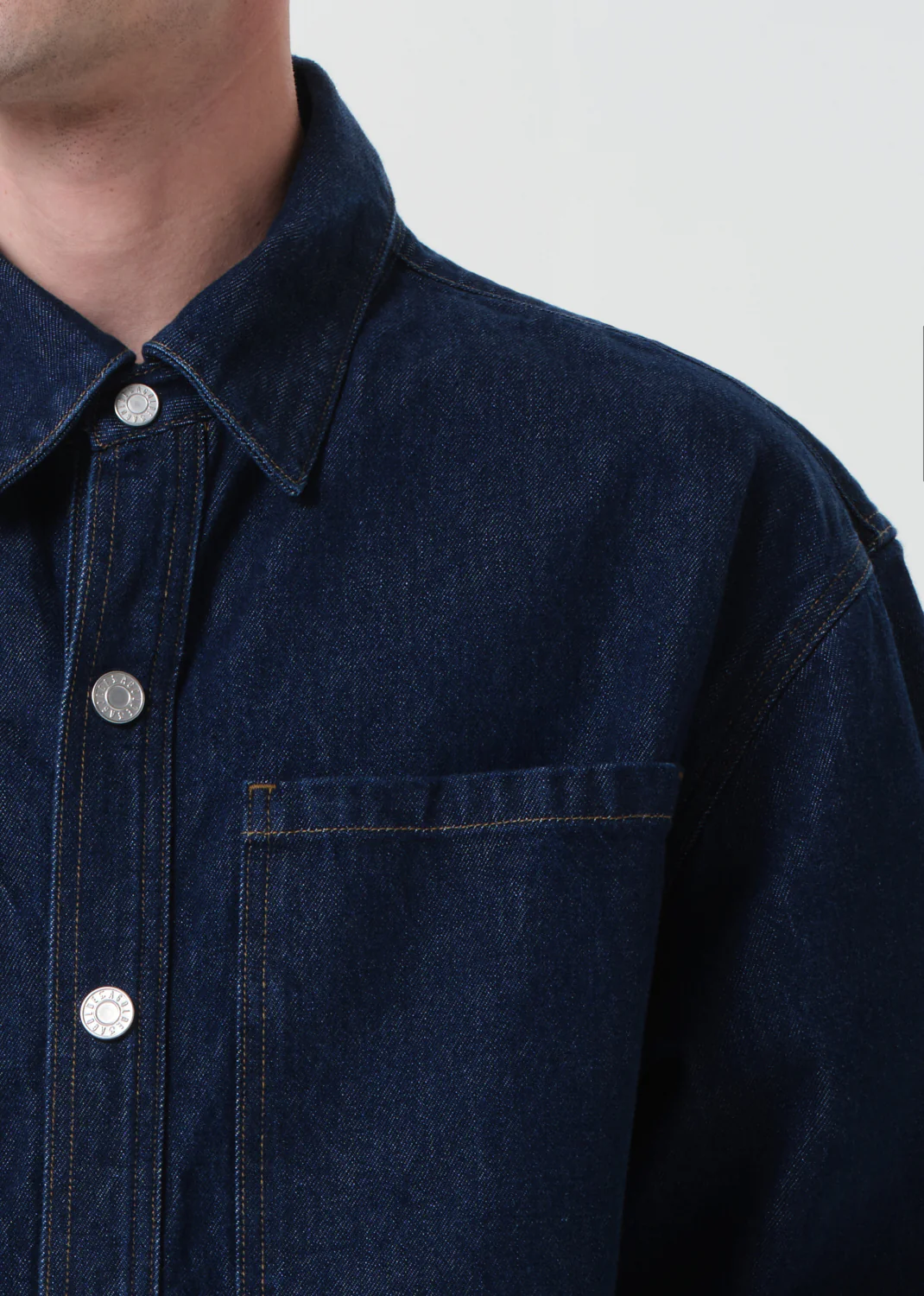 Atticus Shirt in Rinse - Image 6