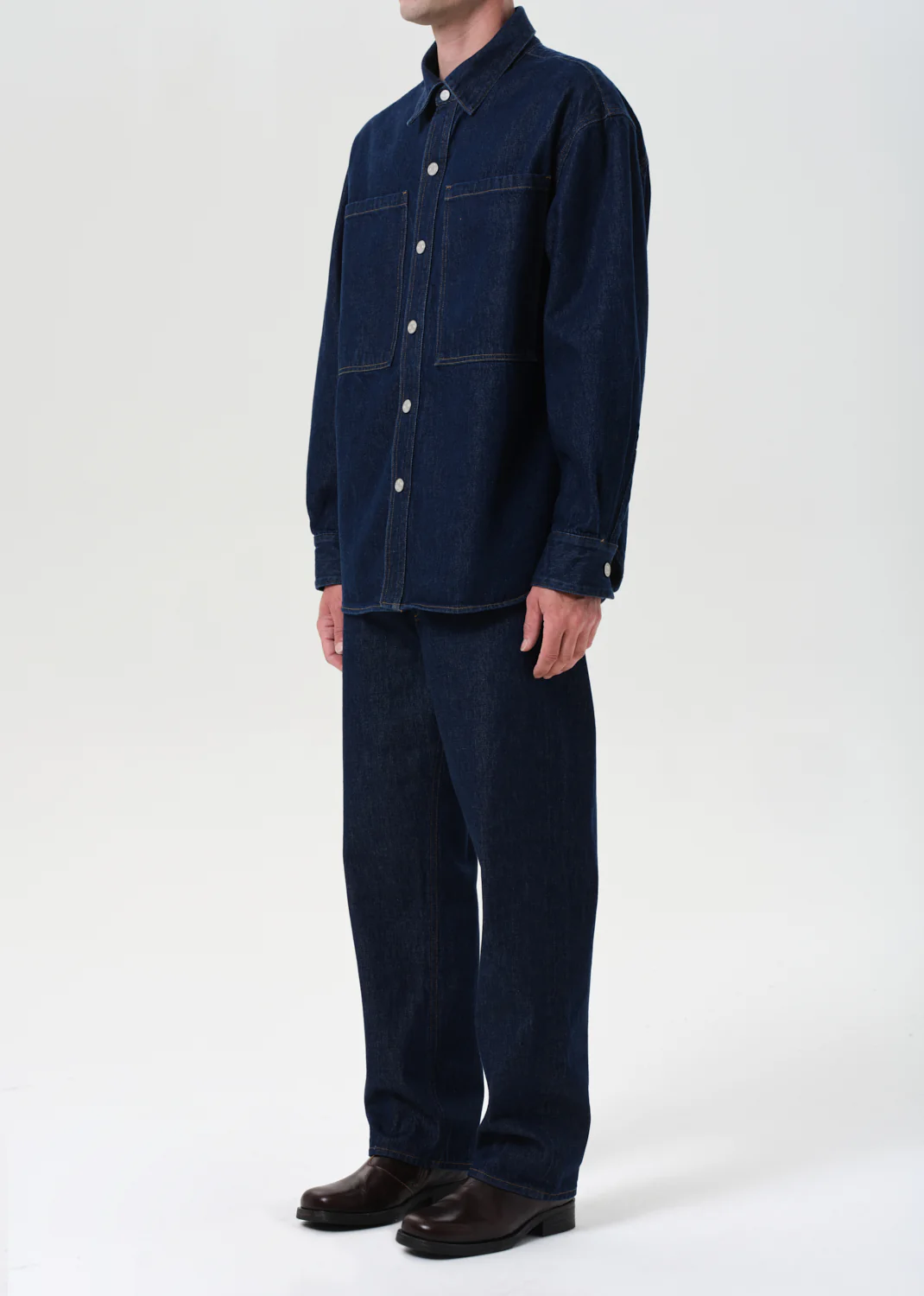 Atticus Shirt in Rinse - Image 7