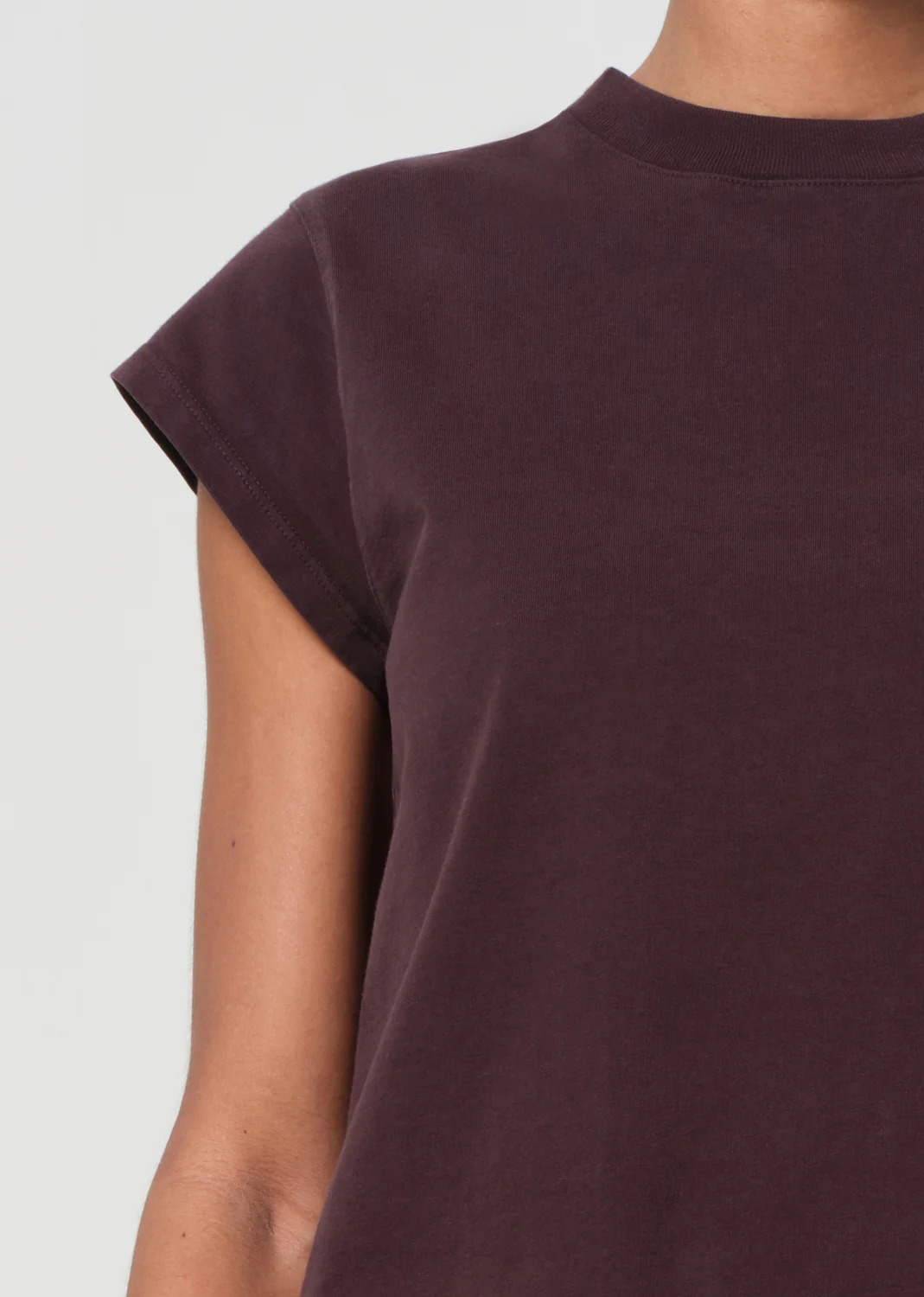 Bryce Cap Sleeve Tee in Root - Image 5