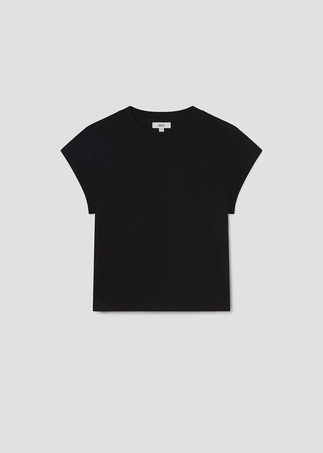 Bryce Cap Sleeve Tee in Black - Image 6