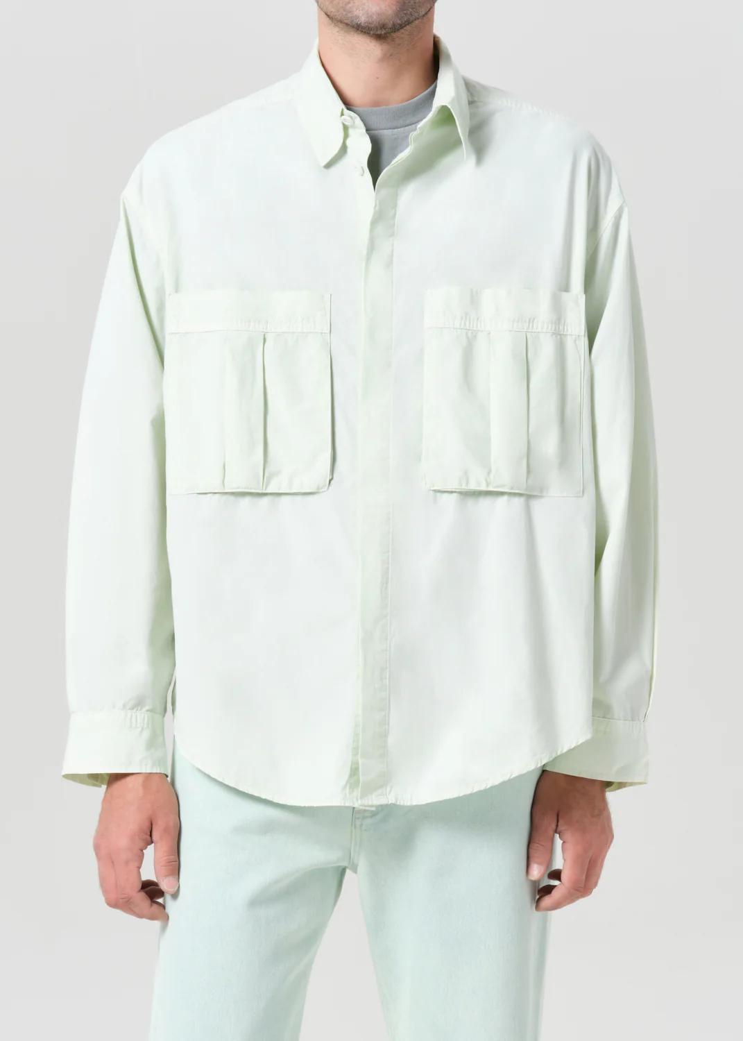 Clark Shirt in Mint Cream - Image 3