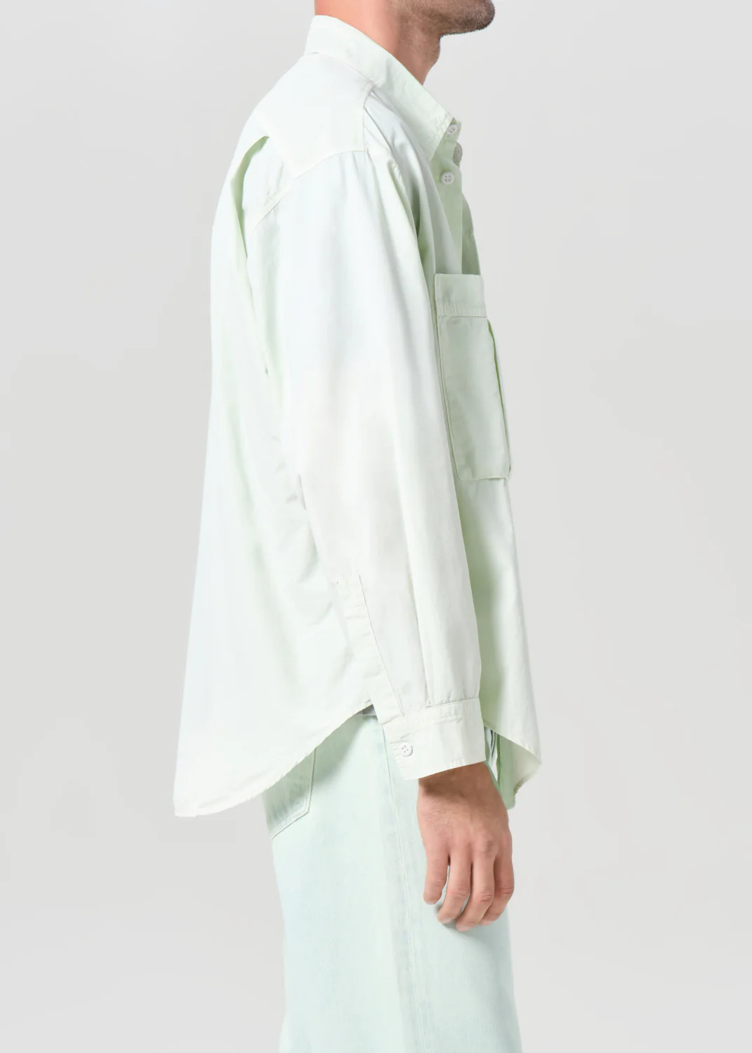 Clark Shirt in Mint Cream - Image 5