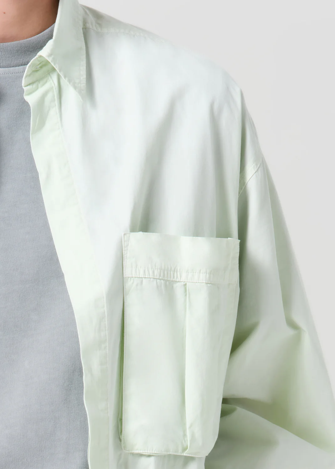 Clark Shirt in Mint Cream - Image 6