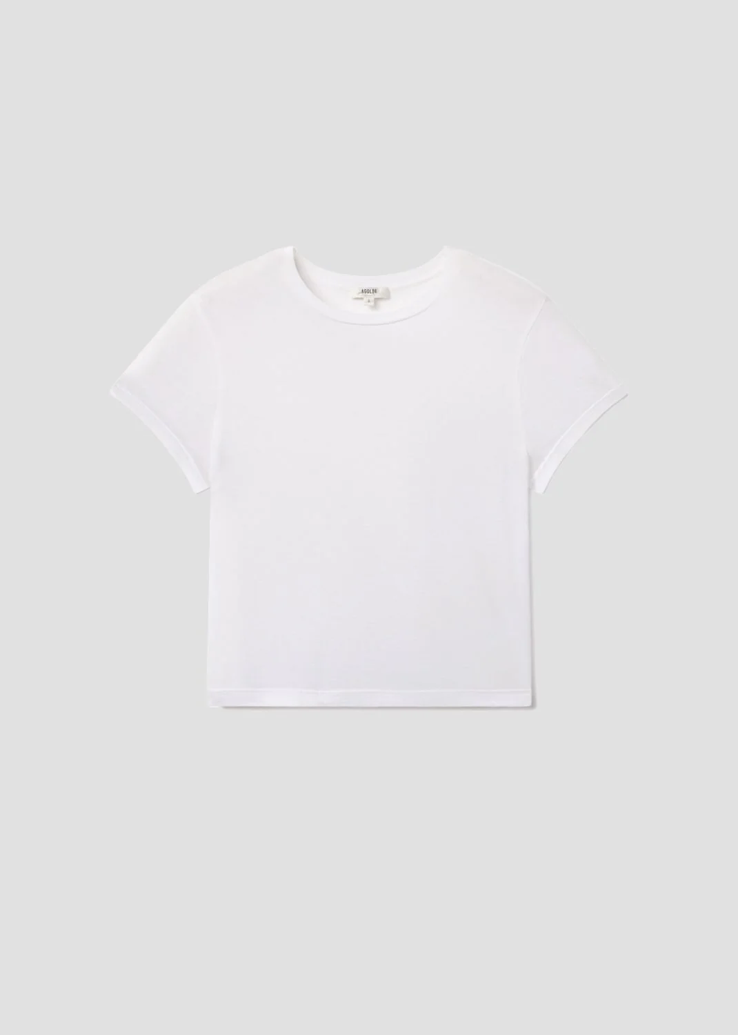 Adine Shrunken Tee in White - Image 6
