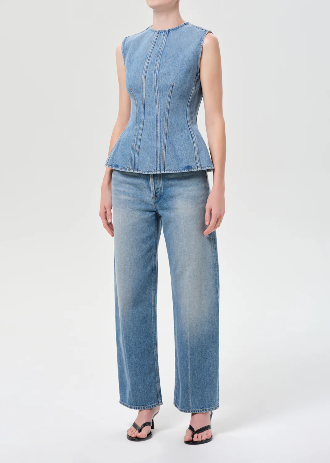 Corbin Denim Shell Shirt in Danton - Image 4