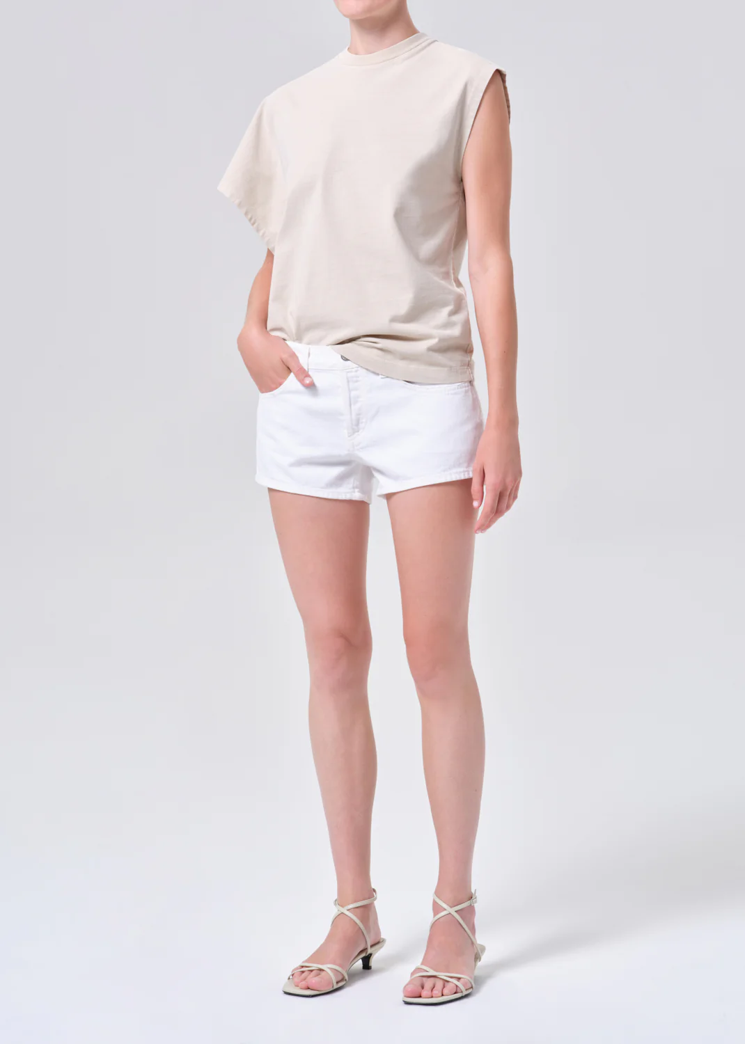 Corrine Tee in Rice Grass - Image 4