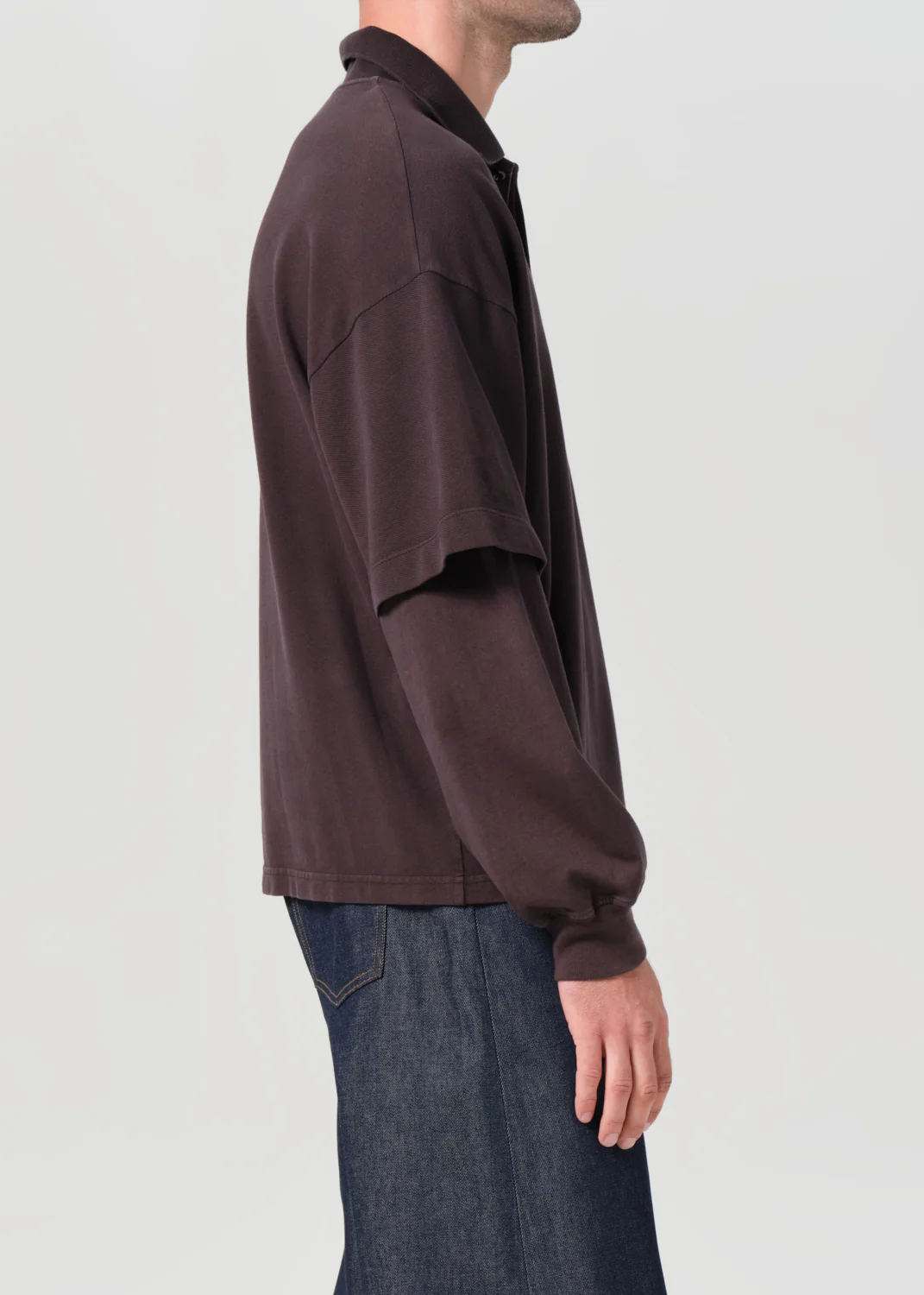 Curren Double Sleeve Polo in Elysian - Image 3