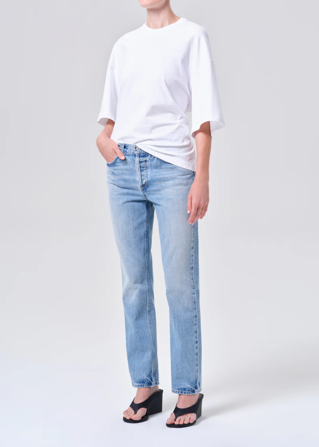 Ellery Tee in White - Image 4