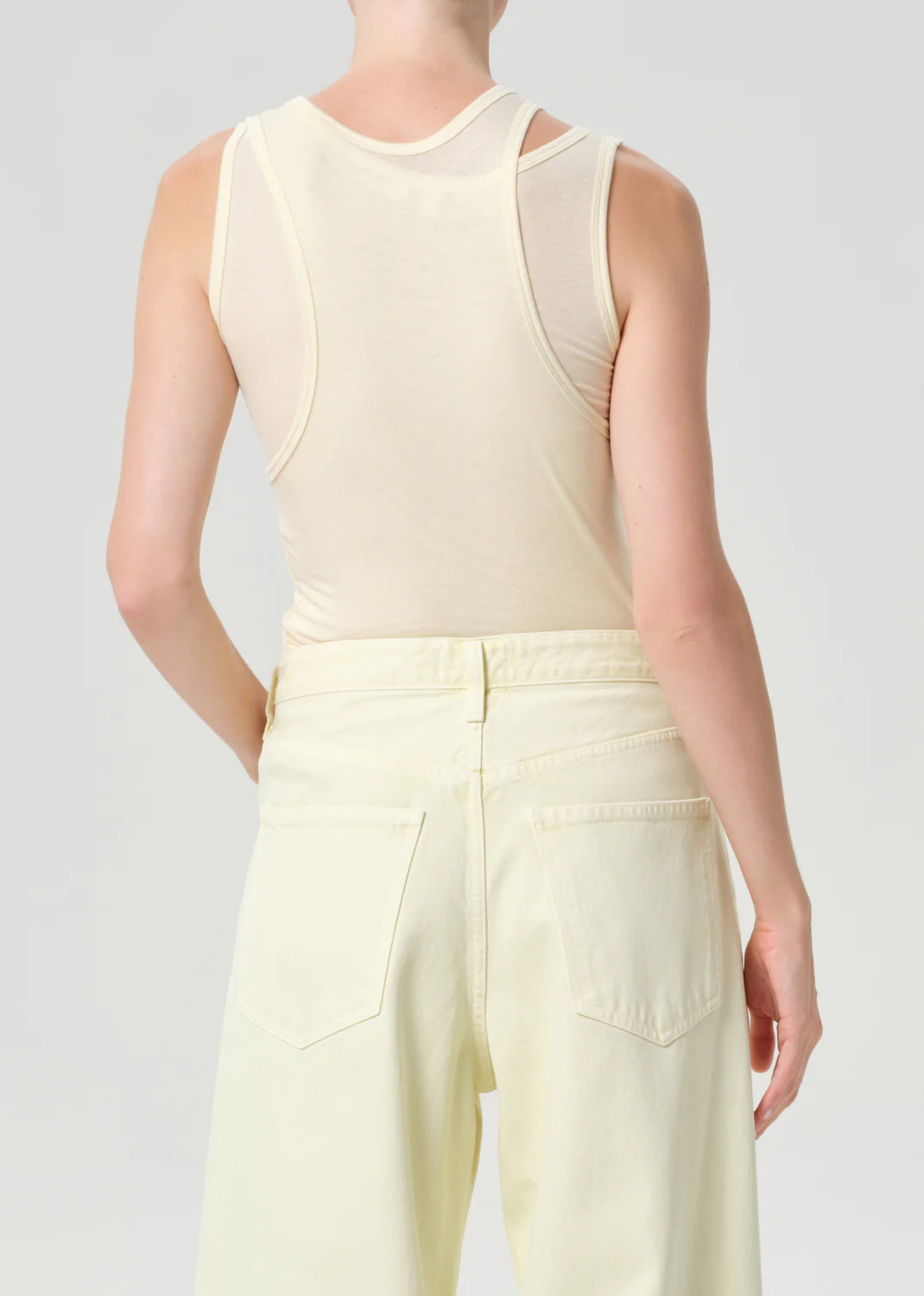 Finch Tank in Lemon Drop - Image 2