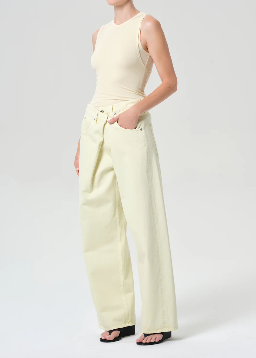 Finch Tank in Lemon Drop - Image 4