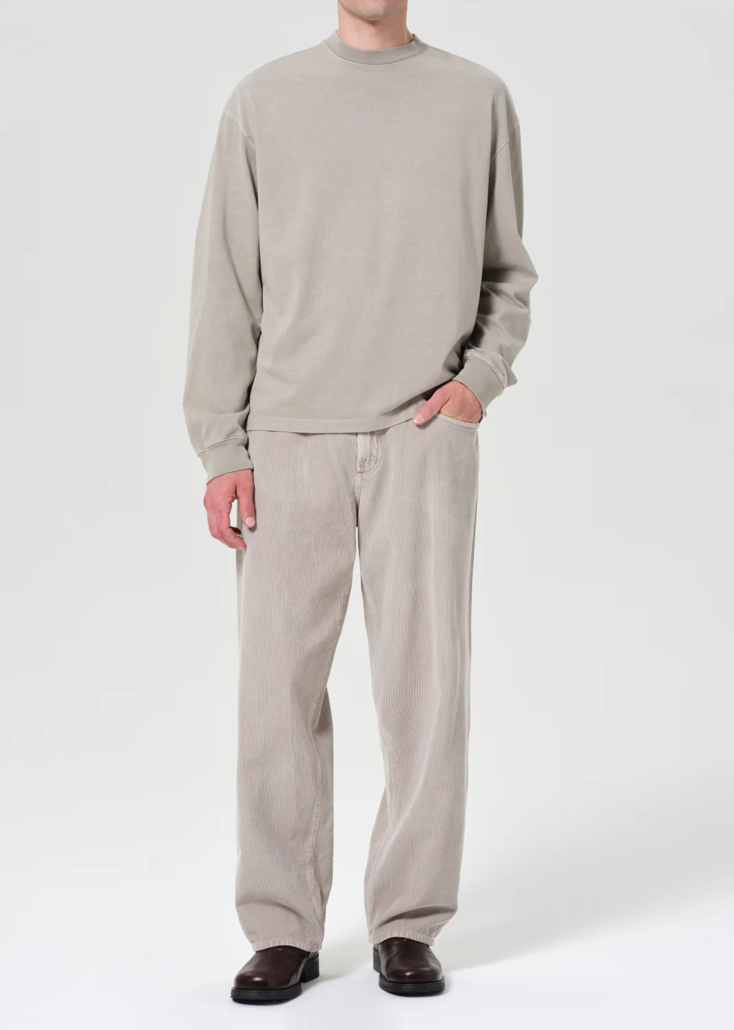 Fusion Jean (Corduroy) in Pumice - Image 2