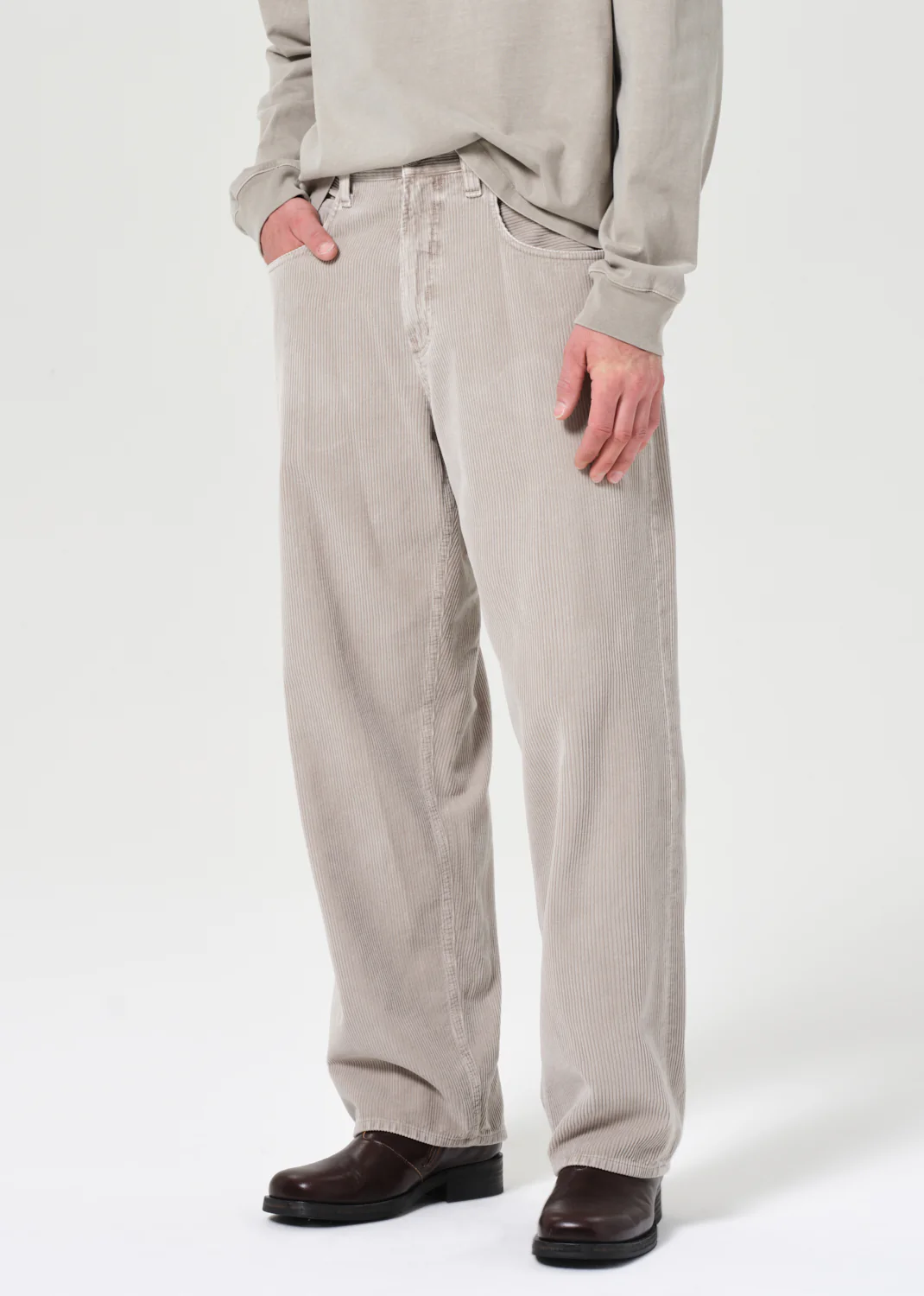 Fusion Jean (Corduroy) in Pumice - Image 5