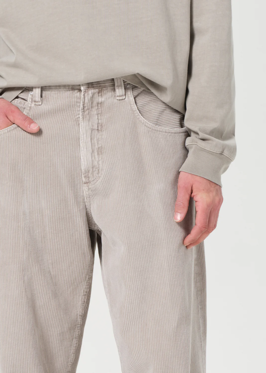 Fusion Jean (Corduroy) in Pumice - Image 6