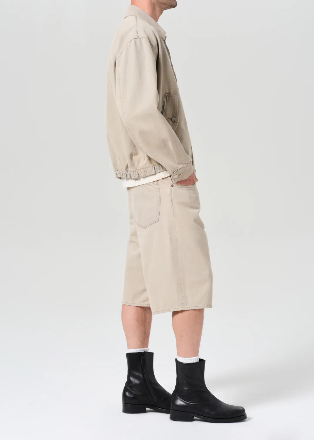 Fusion Skater Short in Burnished Khaki - Image 5